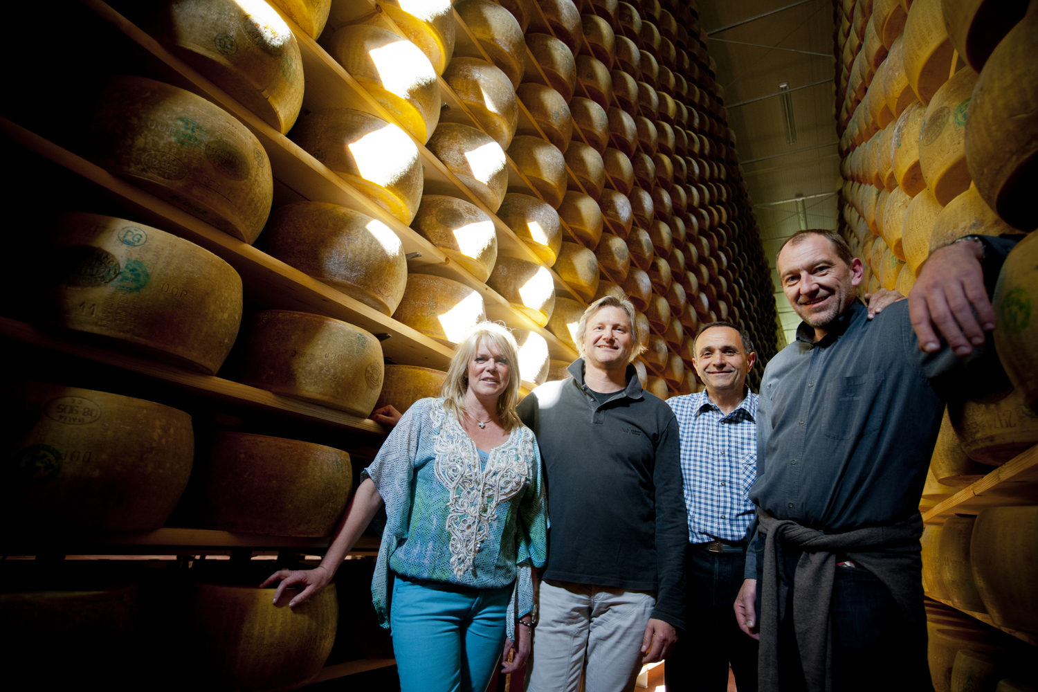 Parmigiano Reggiano bezoek met klanten